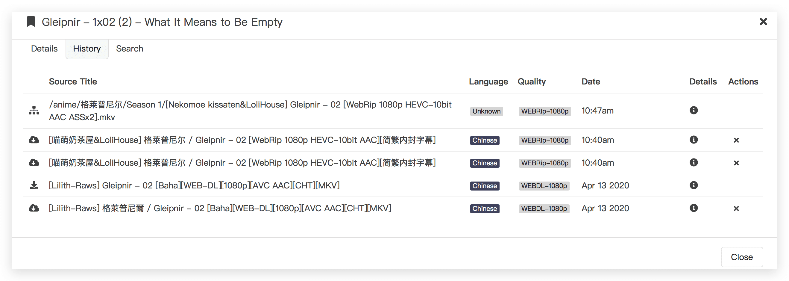 sonarr release profiles